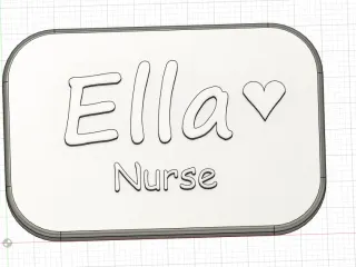 nursing badge