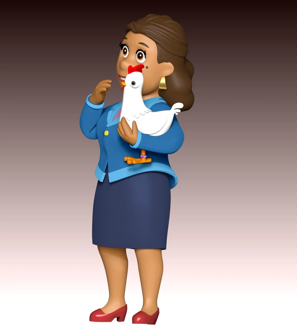 Mayor Goodway And Chickaletta - Paw Patrol