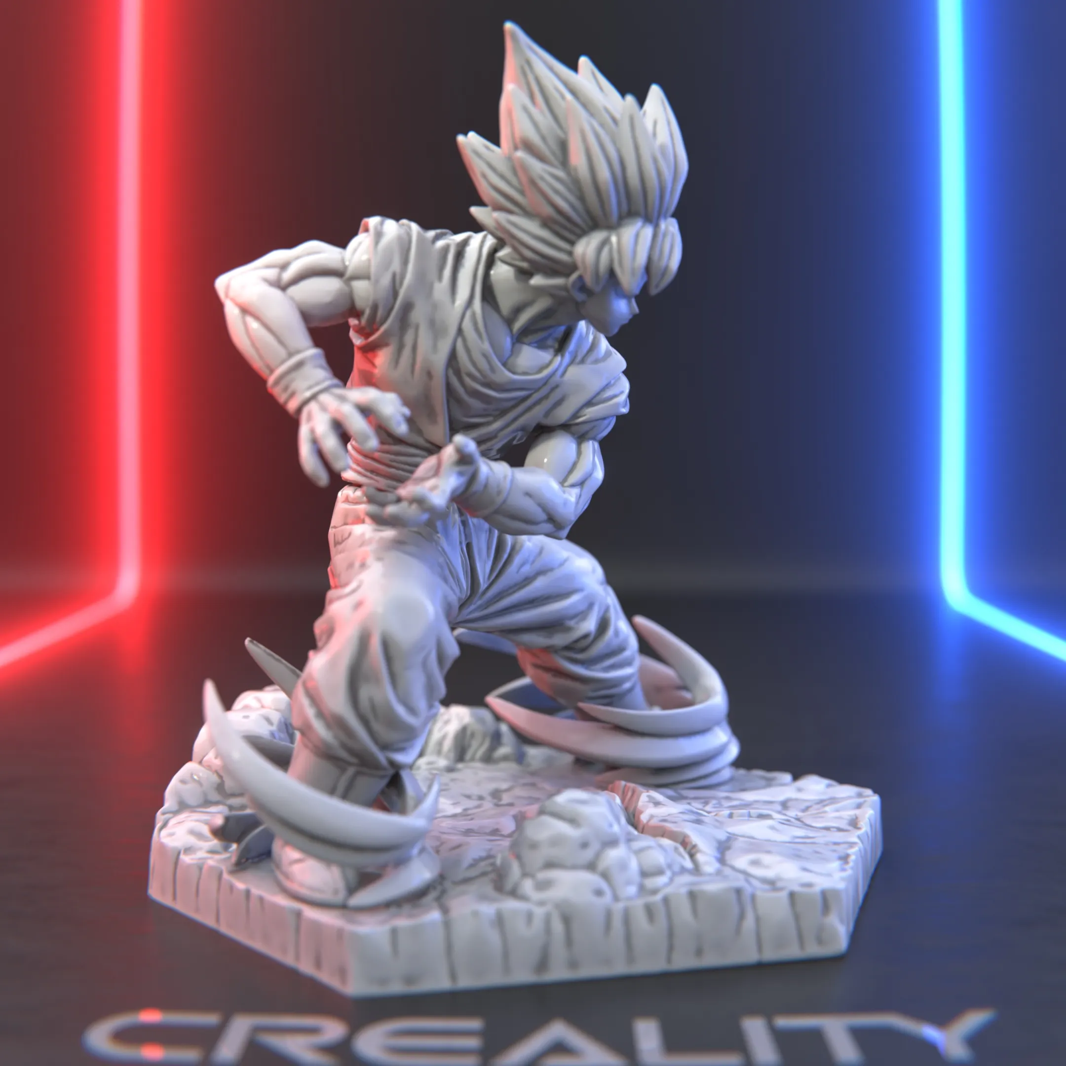 Goku - Kamehameha Fan Art 3D Printable Statue