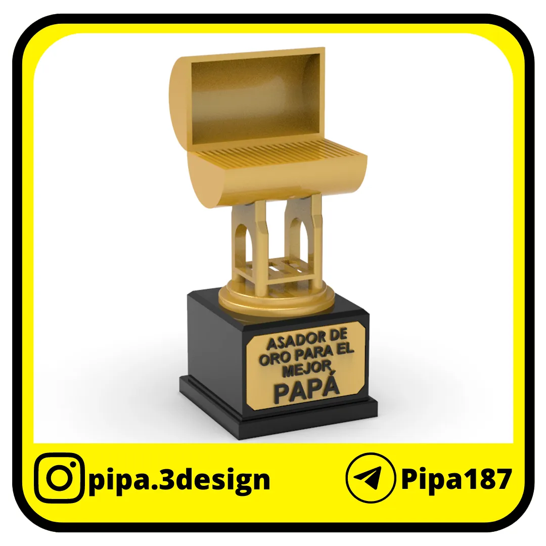 TROFEO DÍA DEL PADRE - FATHER'S DAY TROPHY - ASADOR - GRILL