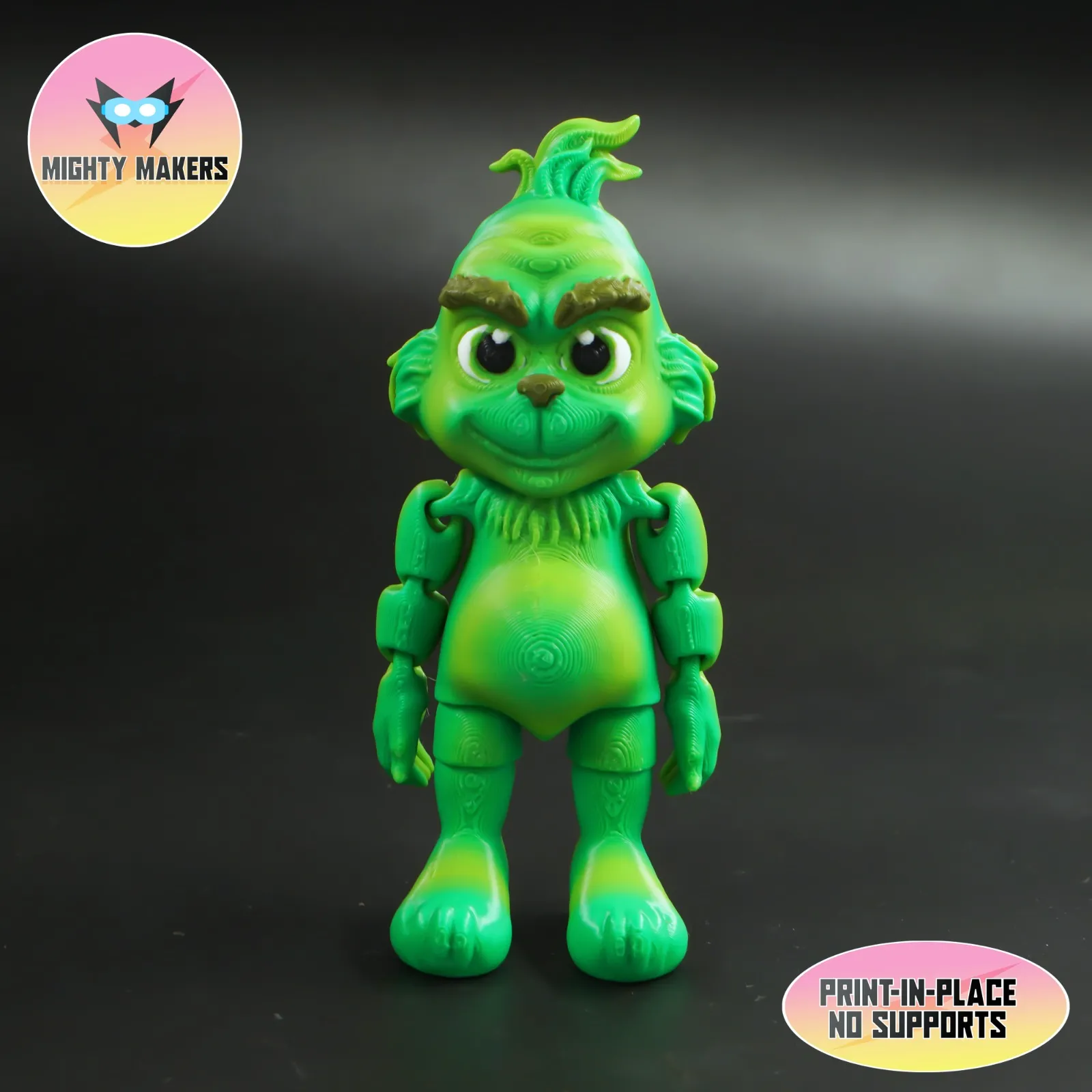 PRINT IN PLACE FLEXI GRINCH