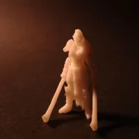 Two Blade - Female Orc Commander - PRE SUPPORTED - 32 mm sca-0