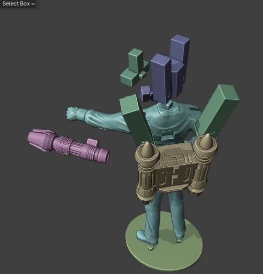 Titan Speaker Man Skibidi Toilet Fan Art