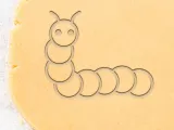 Caterpillar Cookie Cutter, Biscuit Cutter-0