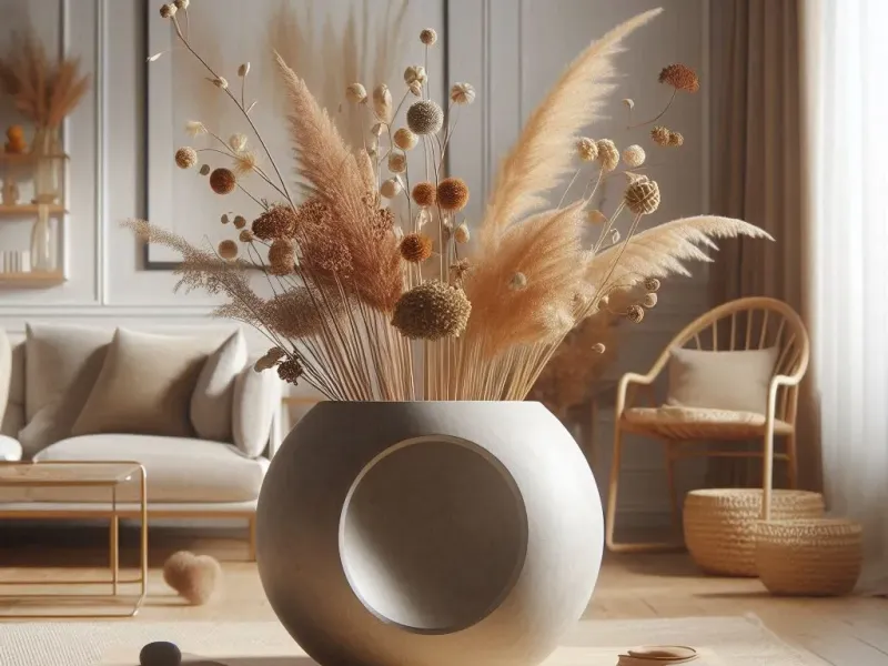 Nordic Round Vase – Scandinavian Charm with a Personal Touch