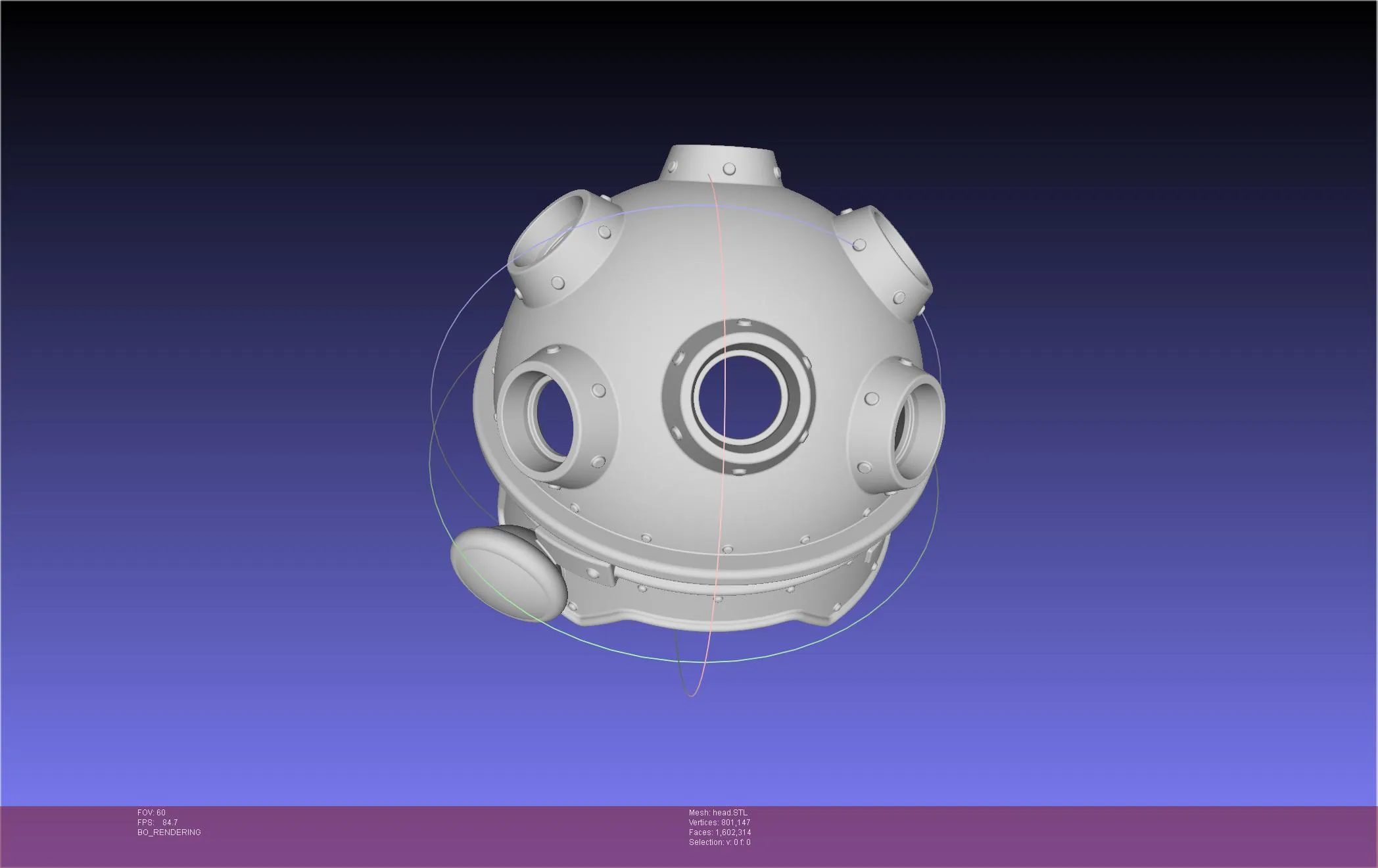 Ultrakill Gutterman Helmet