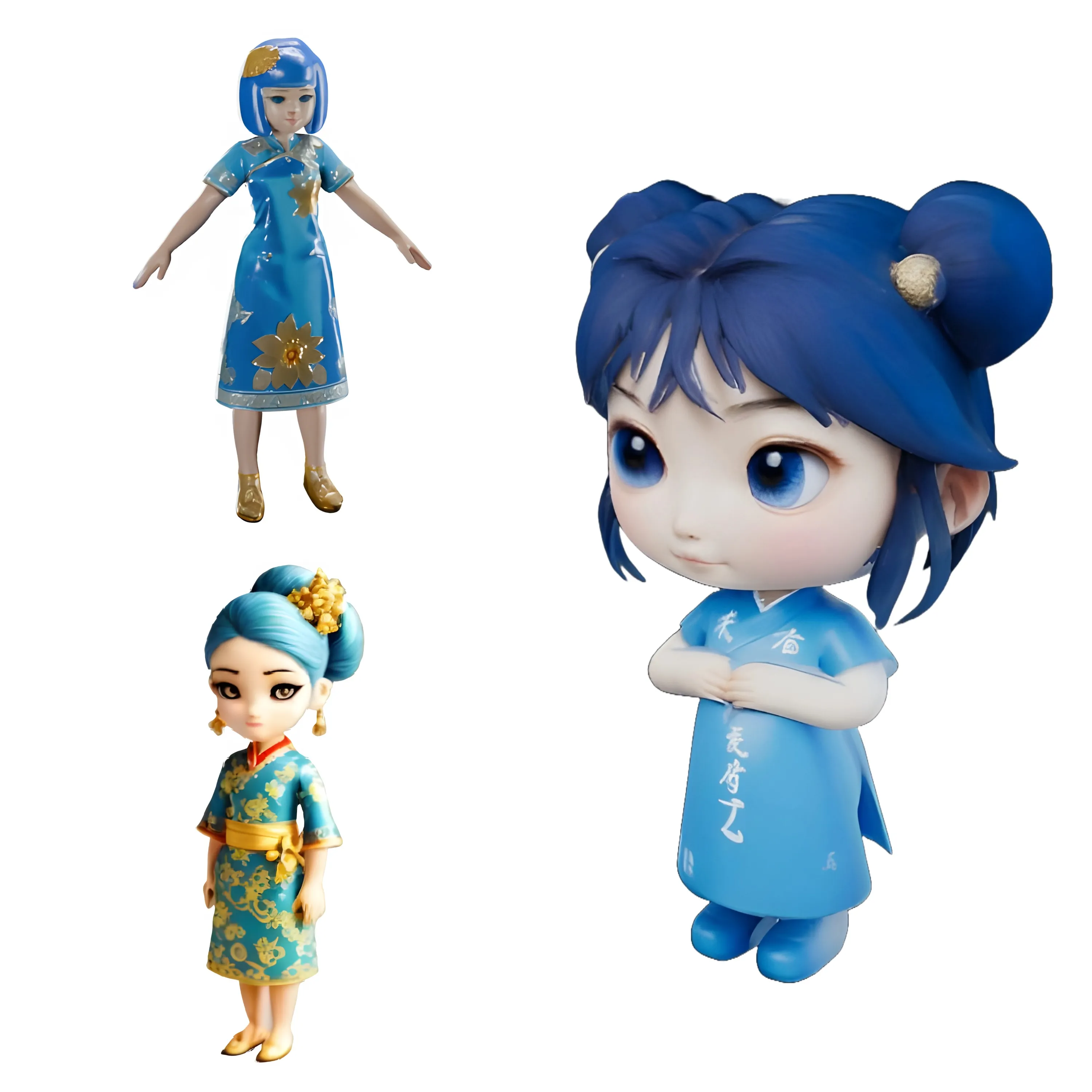 Chinese Traditional Dress Girl Collection