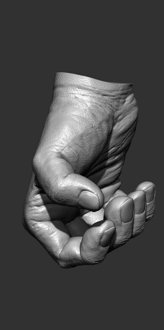 10 Male hand poses | 3D models download | Creality Cloud