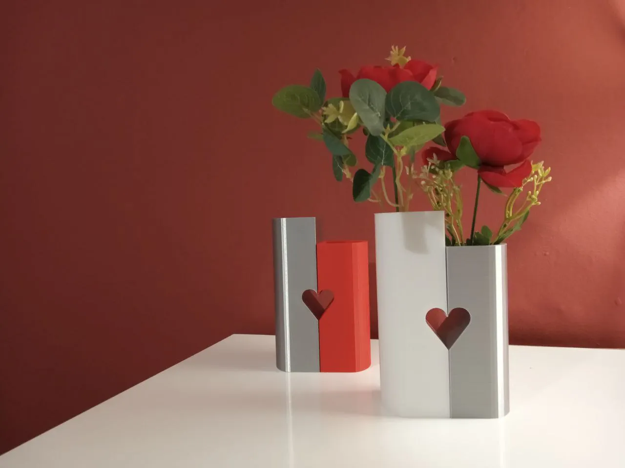 Love You Heart Vase, for a romantic time