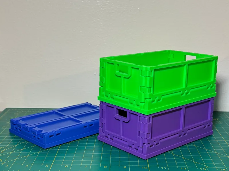 Caisses de rangement pliables