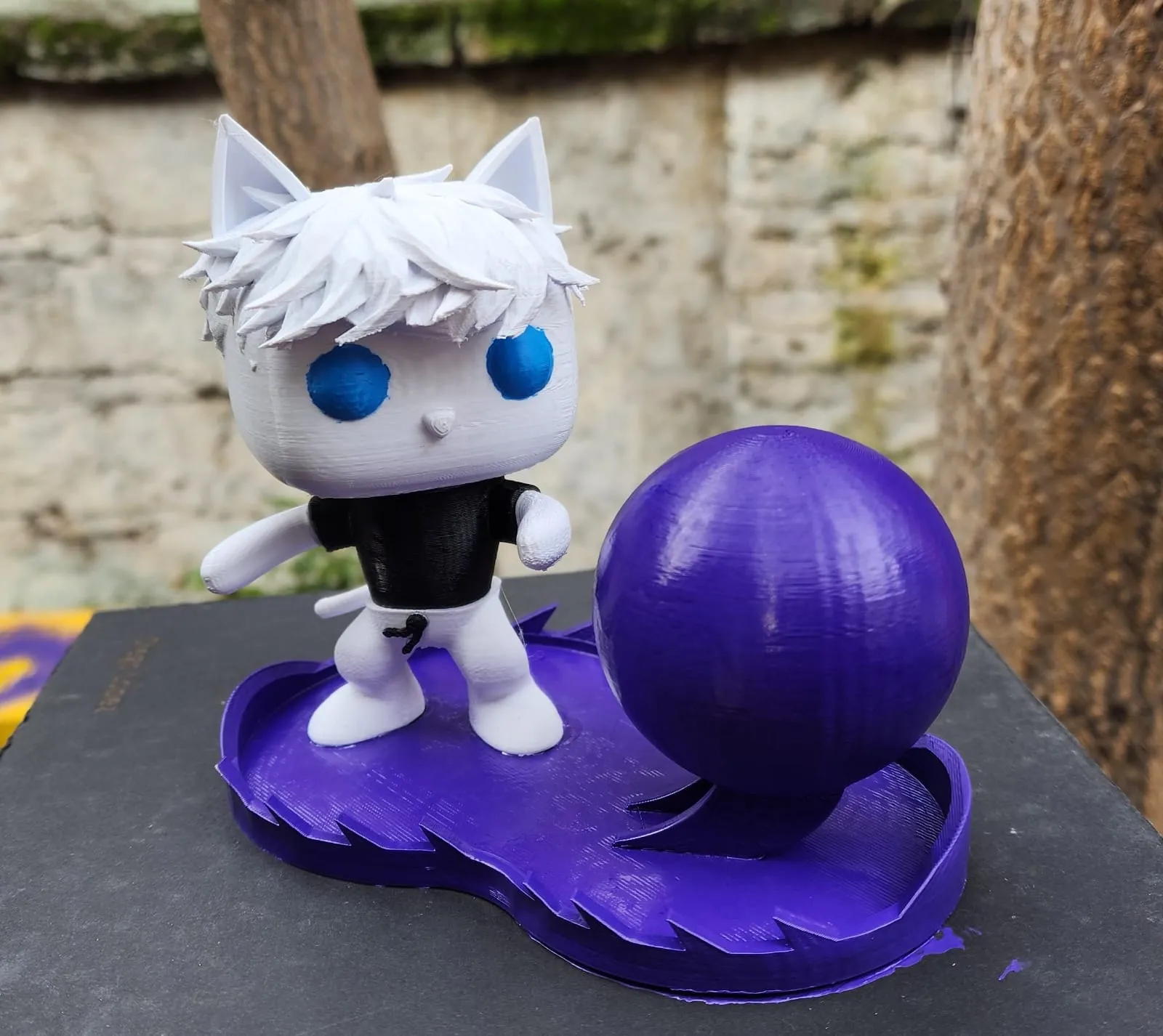 Gatto Satoru Gojo Funko Pop (facile da stampare)