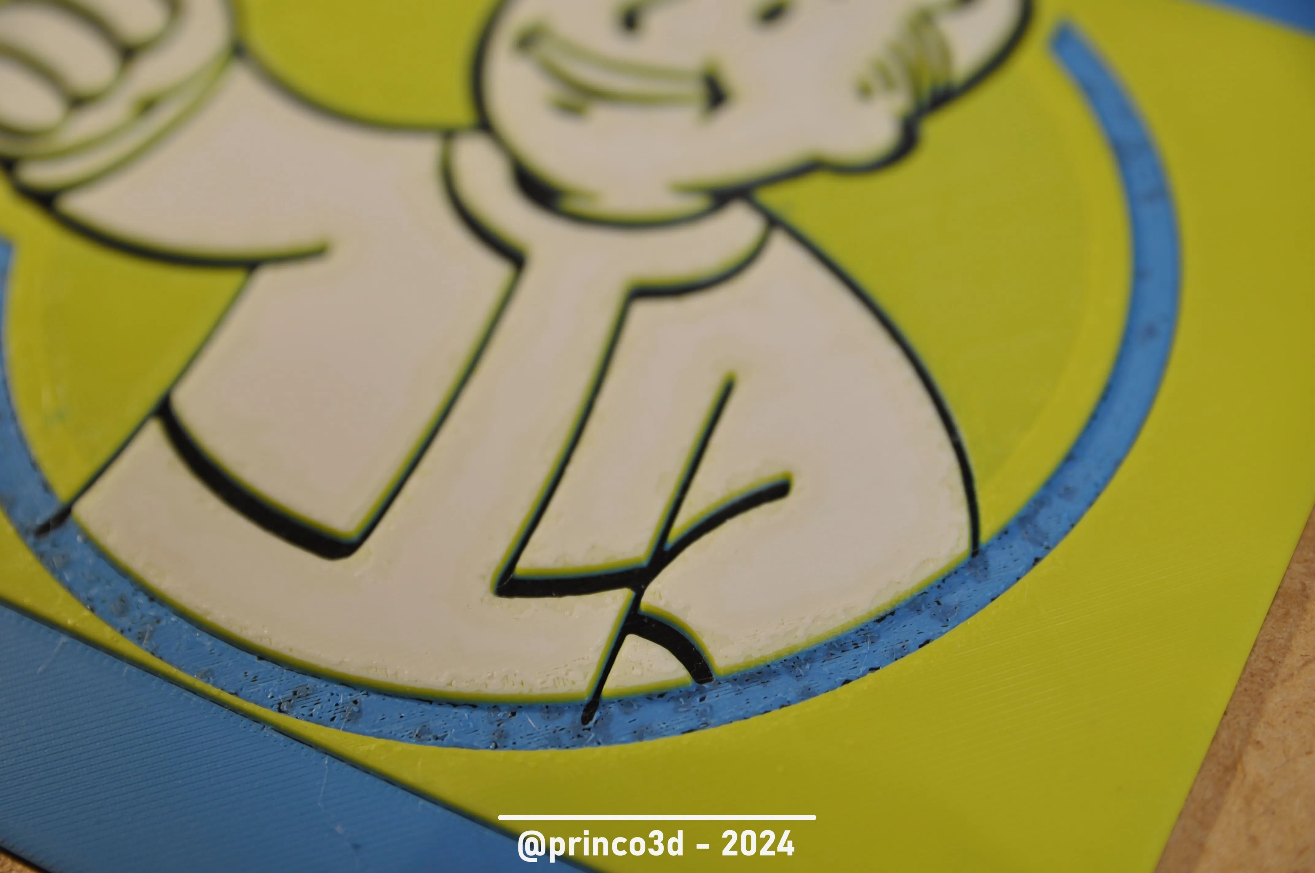 Vault Boy Fallout - HueForge