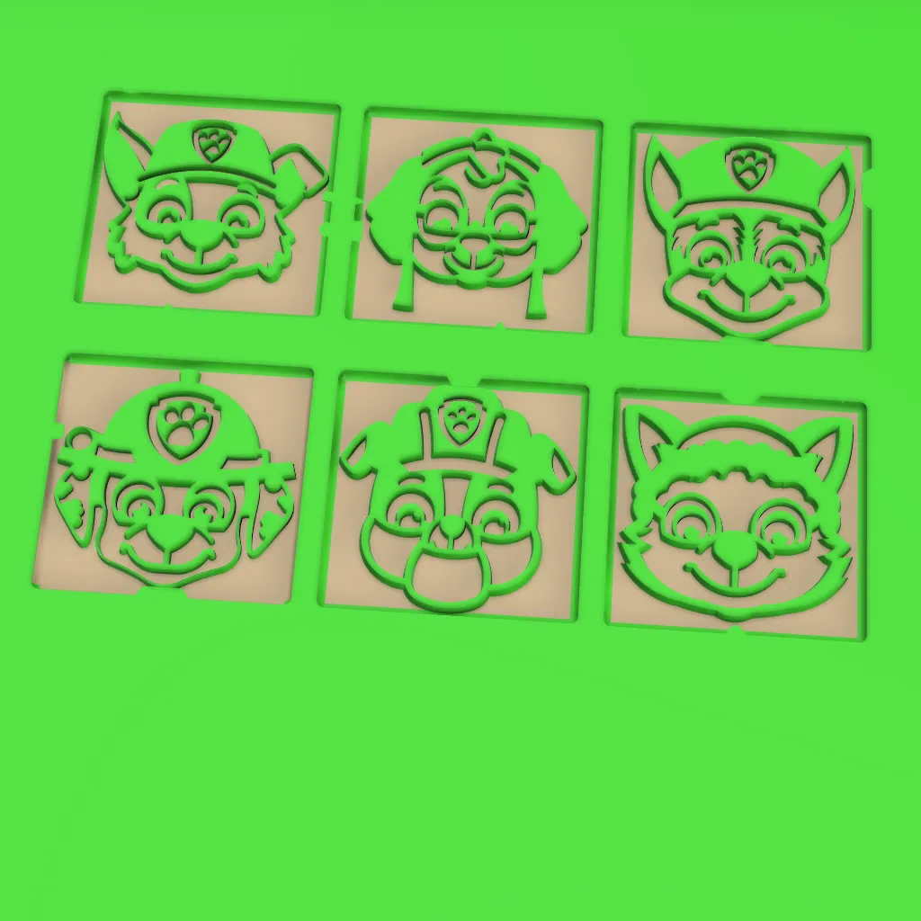 PAW PATROL CUBE FOR PLAYDOUGH AND SENSORY PLAY
