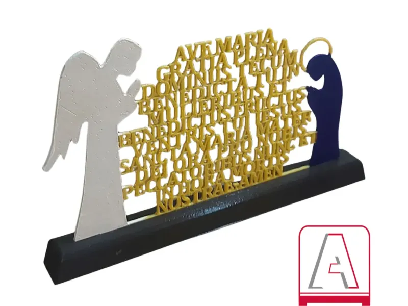 Ave Maria (Latein) - 3D Entwurf