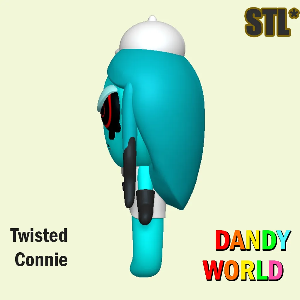 Dandy’s World Twisted Connie STL 3D Character Fanart