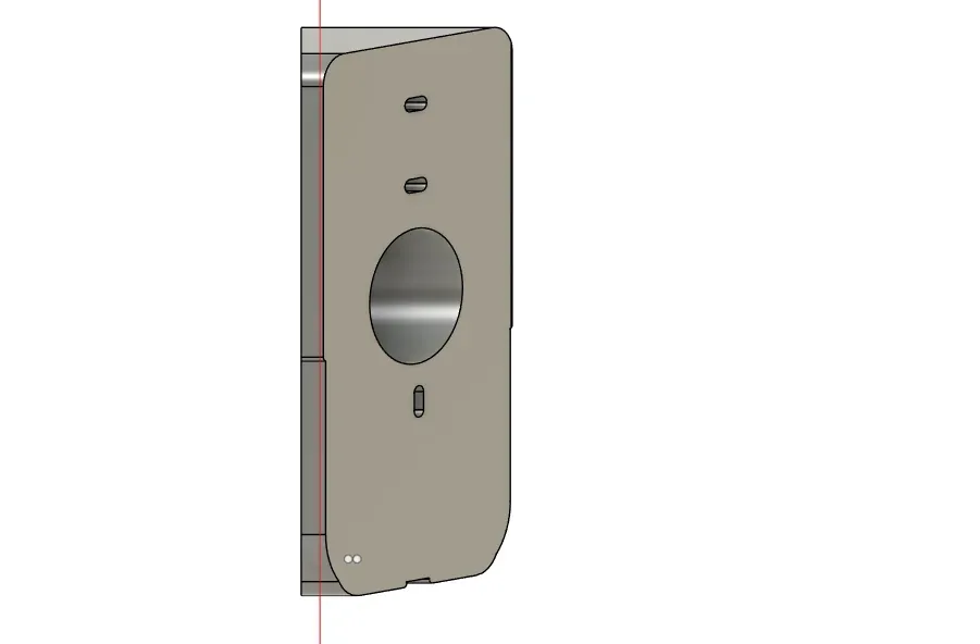 Somfy V500 esternal unit Angle mount 30° v2