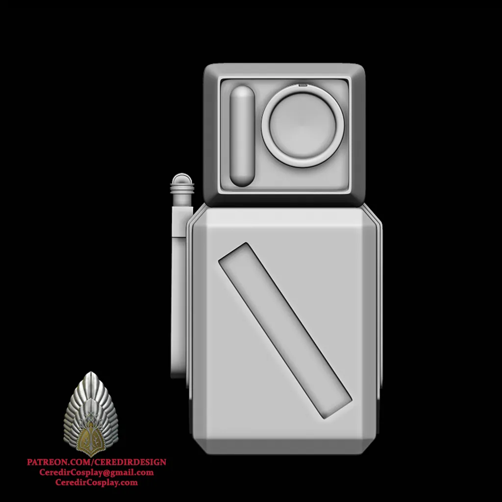 Mandalorian Armorer Belt Pieces 3D DIGITAL DOWNLOAD