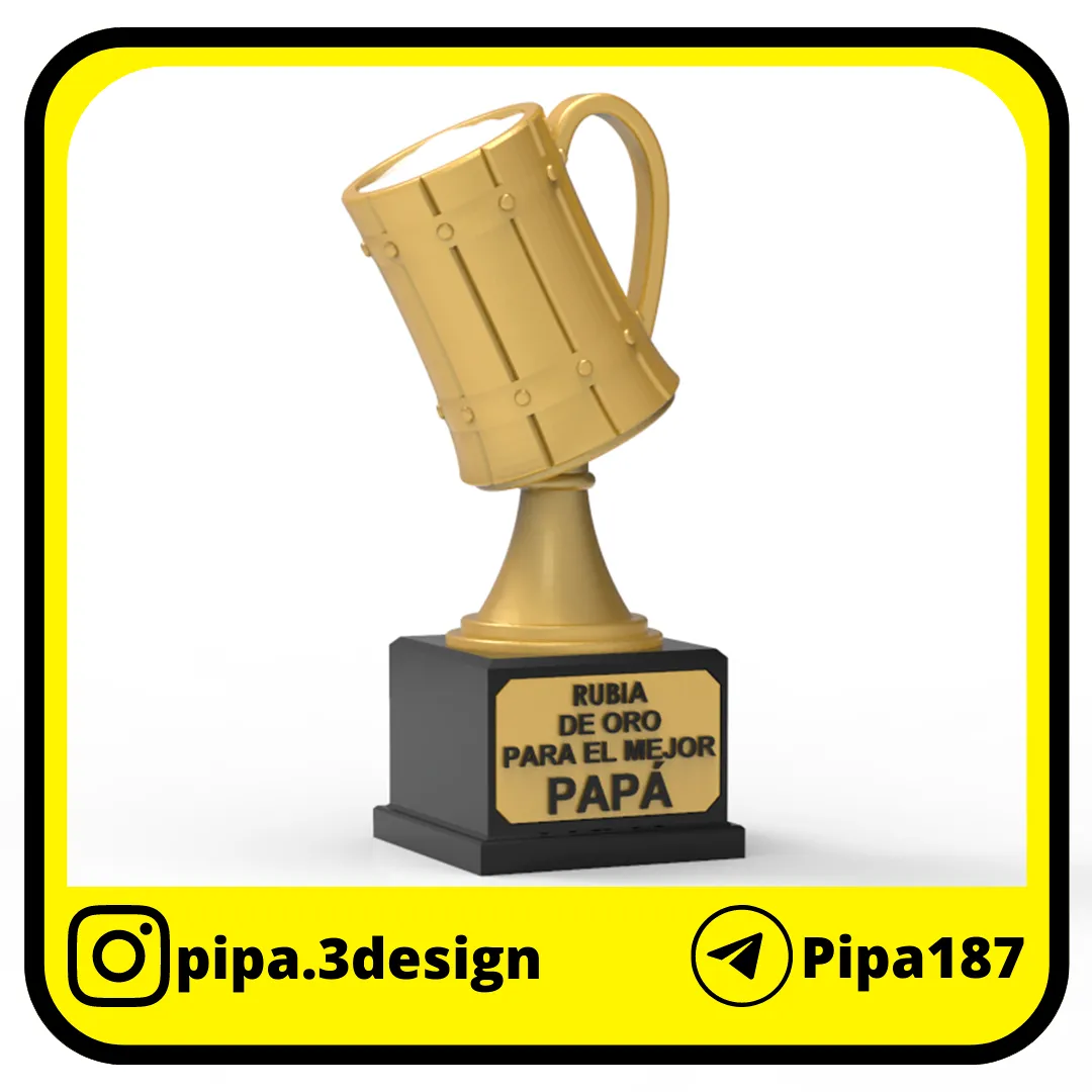 FATHER'S DAY TROPHY - CERVEZA - BEER