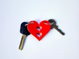 Heart keychain-0