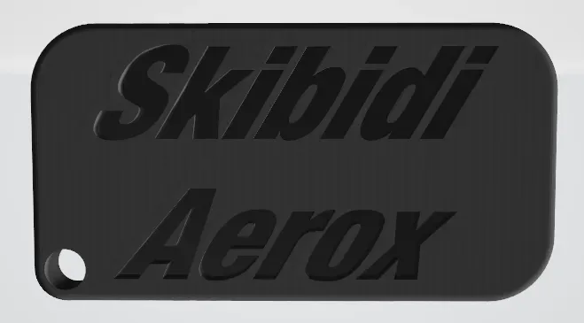 Skibidi Aerox Anhänger 4