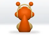 Sprunki Oren Duck STL file, Sprunki Orange 3D Model-3
