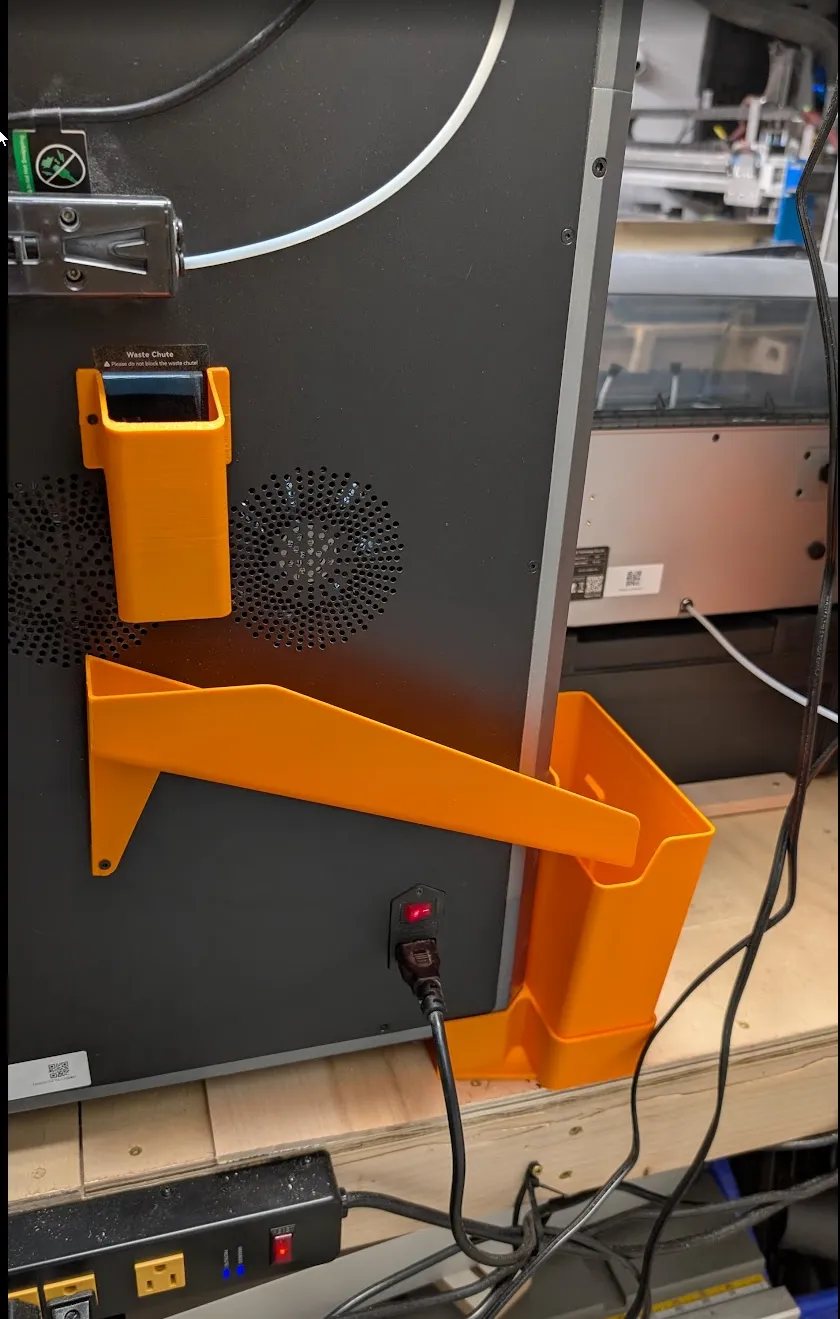 K2 Plus - Left poop chute with removable bin / No support-0