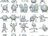 포켓몬 팩 1 (포켓몬 1 - 100) - 3D 프린트 준비 완료!-2
