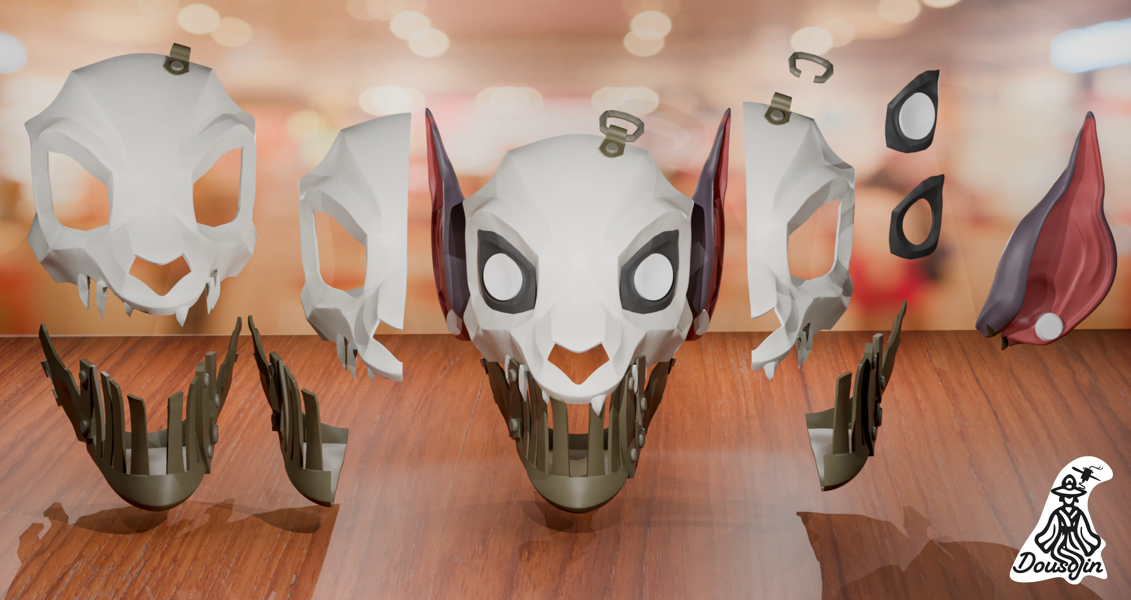 Arcane Cosplay mask Scar Firelight