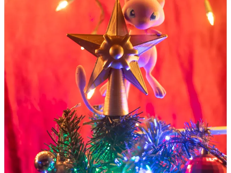 Estrella navideña de MEW/Pokémon