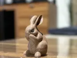 CUTE BUNNY WITH REALISTIC STRUCTURE / EASTER DECOR-0