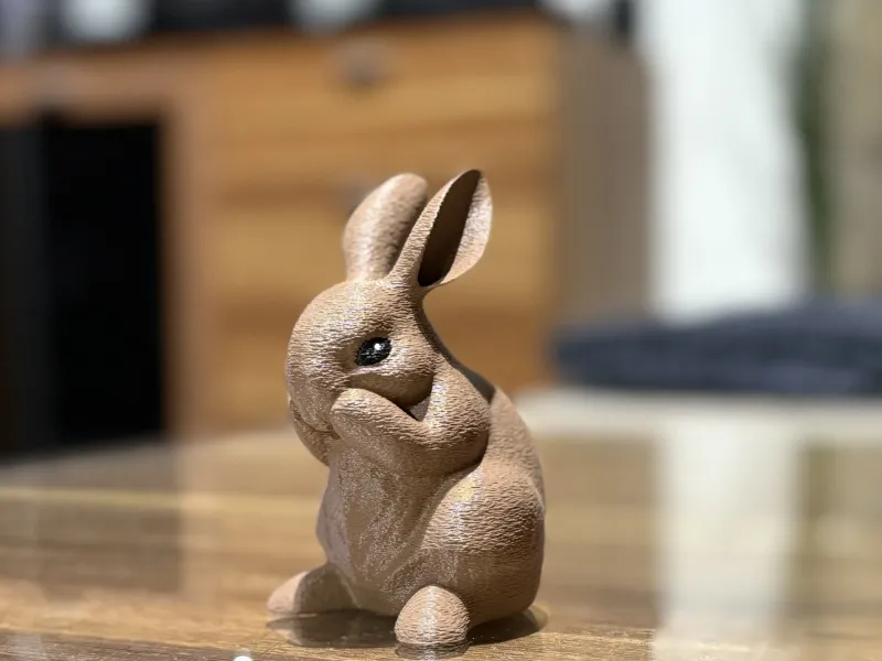 CUTE BUNNY WITH REALISTIC STRUCTURE / EASTER DECOR