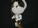 Chibi Levi - Escuadron de limpieza-1