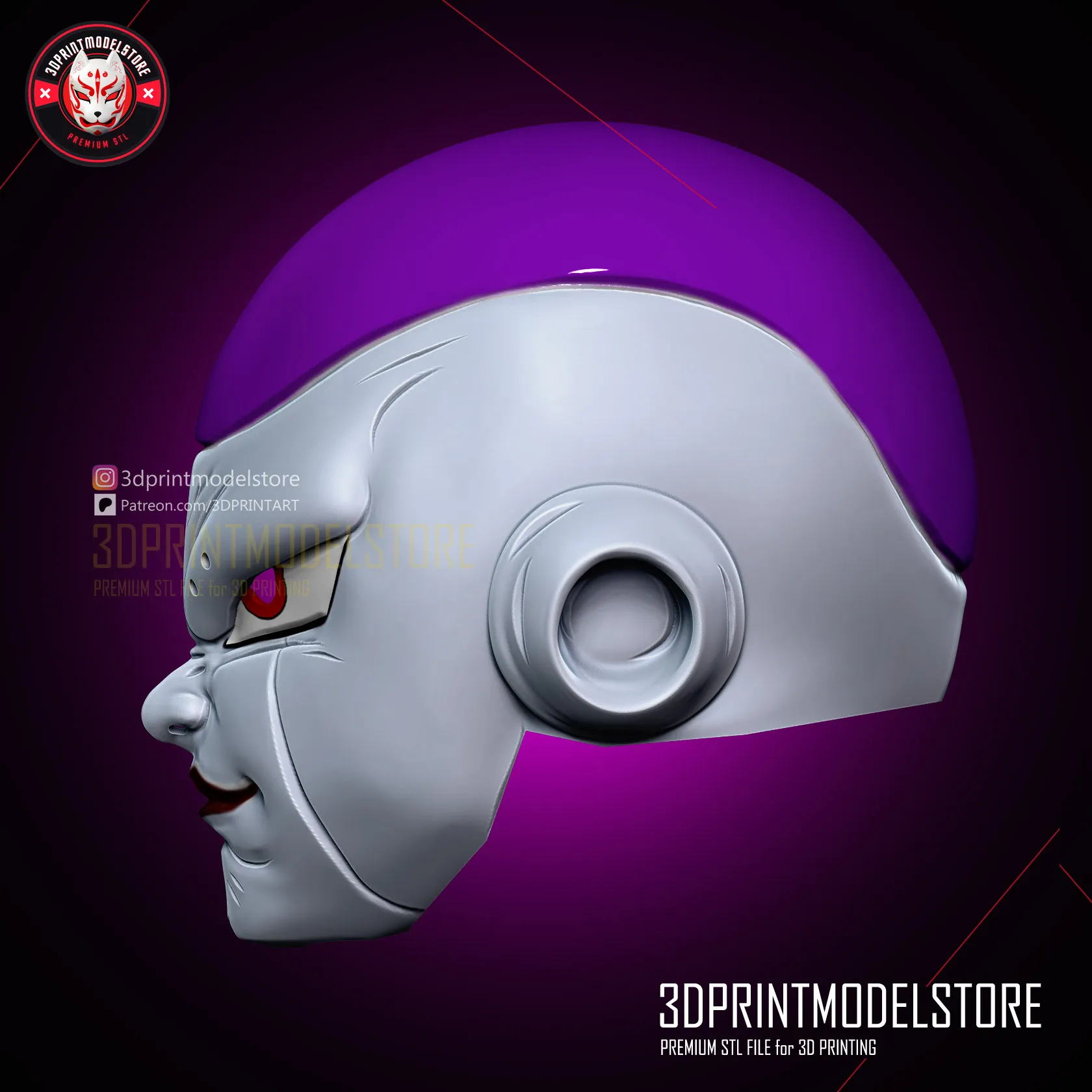 Frieza Dragon Ball Z Cosplay Mask - Anime Frieza Helmet