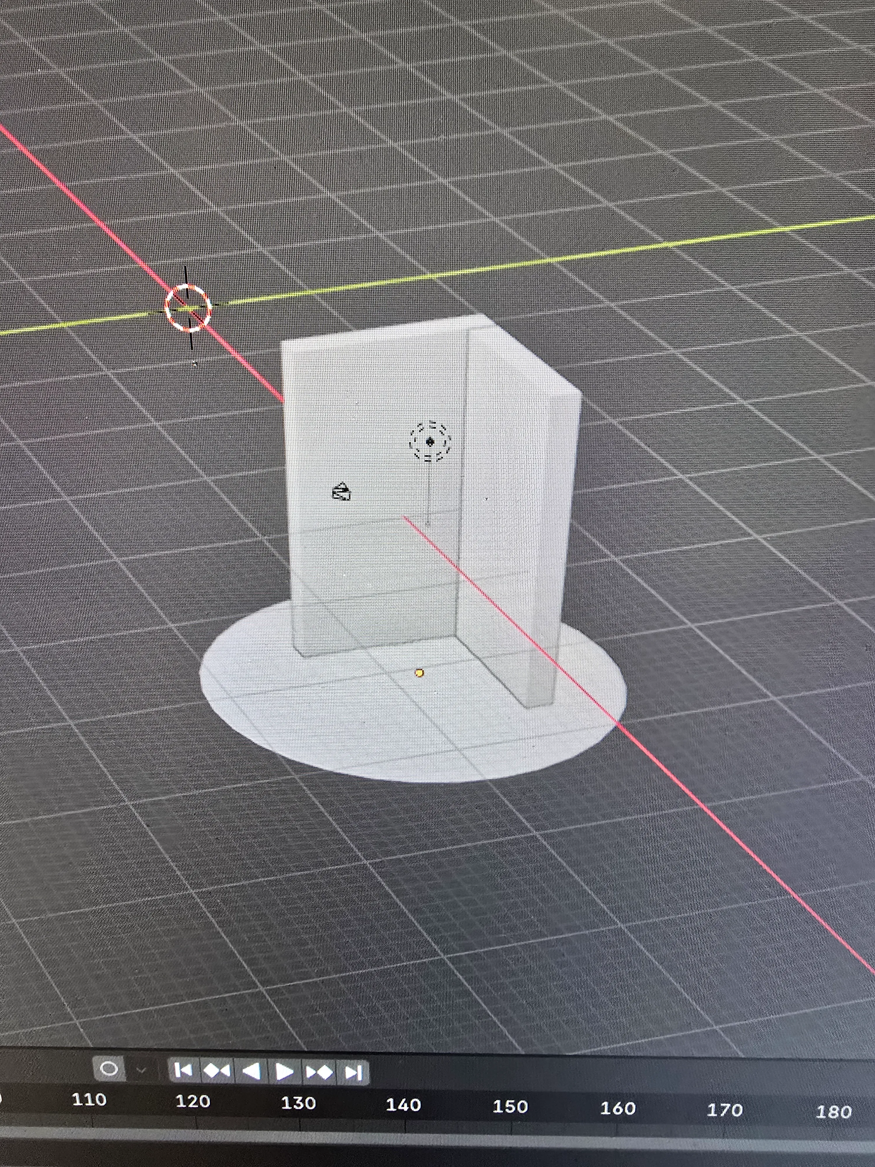 Basic display staging setup for 3D prints and models