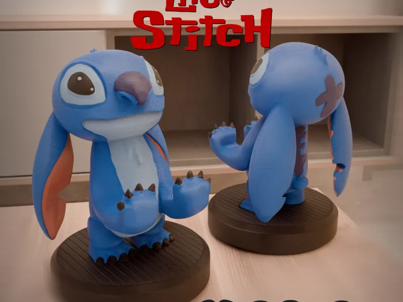 Stitch Multicolor Phone Holder & Accessories Stand