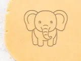 Baby Elephant Cookie Cutter, Biscuit Cutter-0