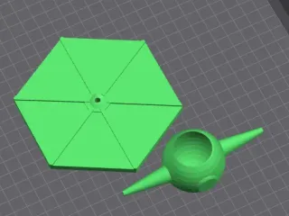 Star Wars Tie Fighter Planter