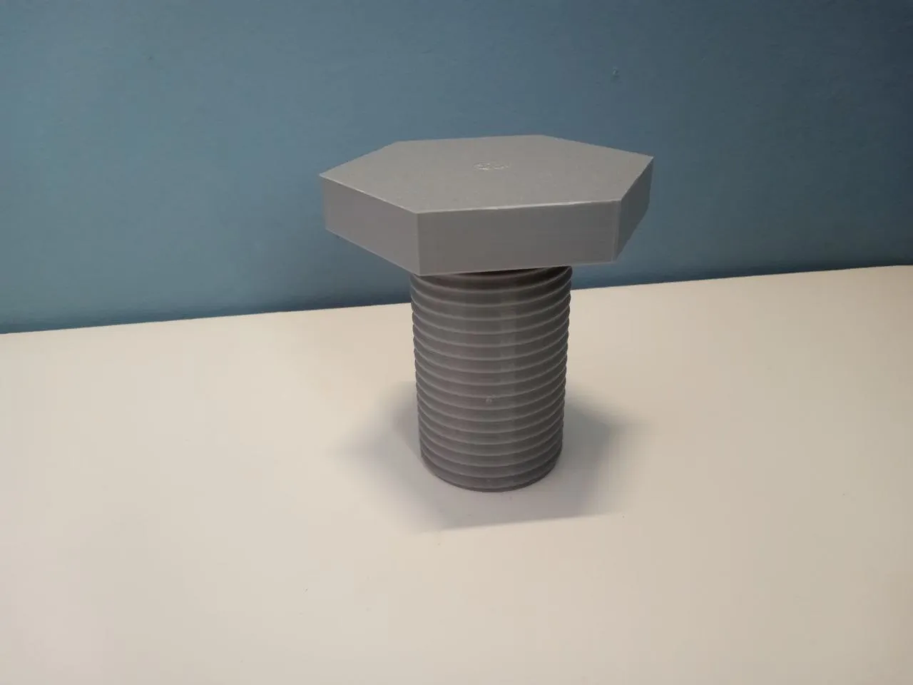 Bolt Vase / Case / Holder, 2 heights, 2 different nuts incl.