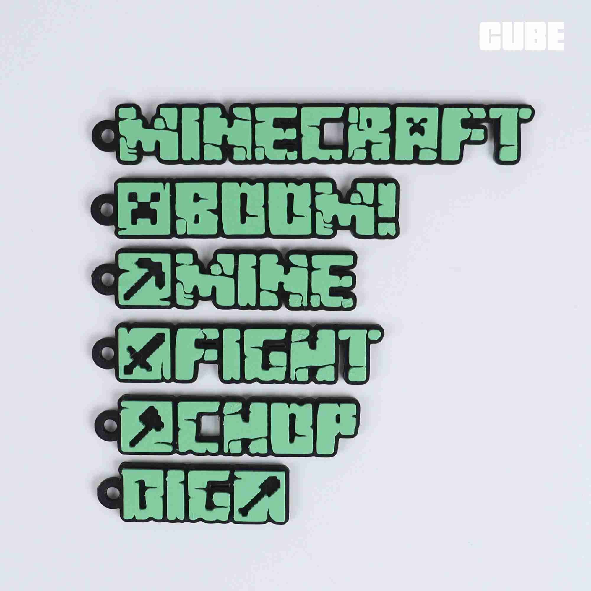 Minecraft Keychains for Minecraft Gamers! 3D models download