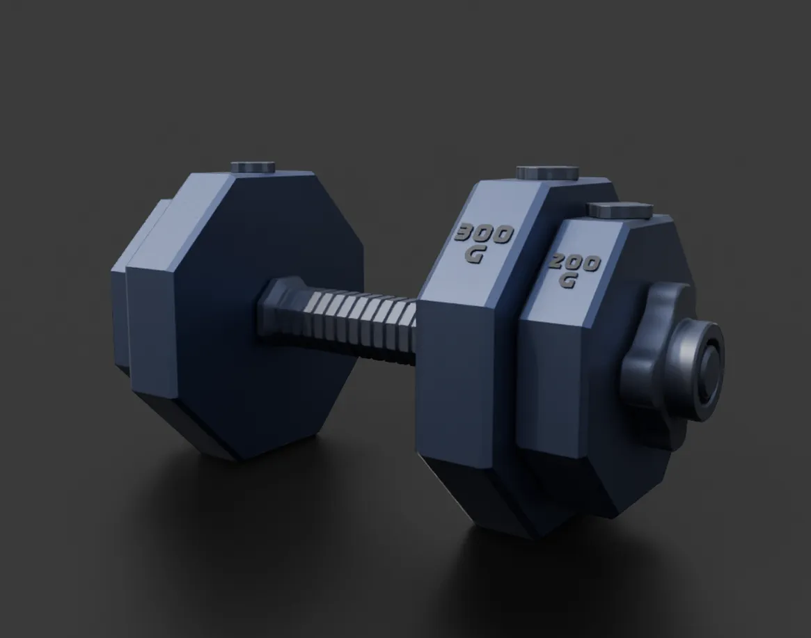 Printable Dumbbell-1