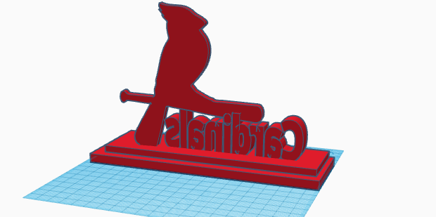 st.louis cardinals with stand | 3D models download | Creality Cloud