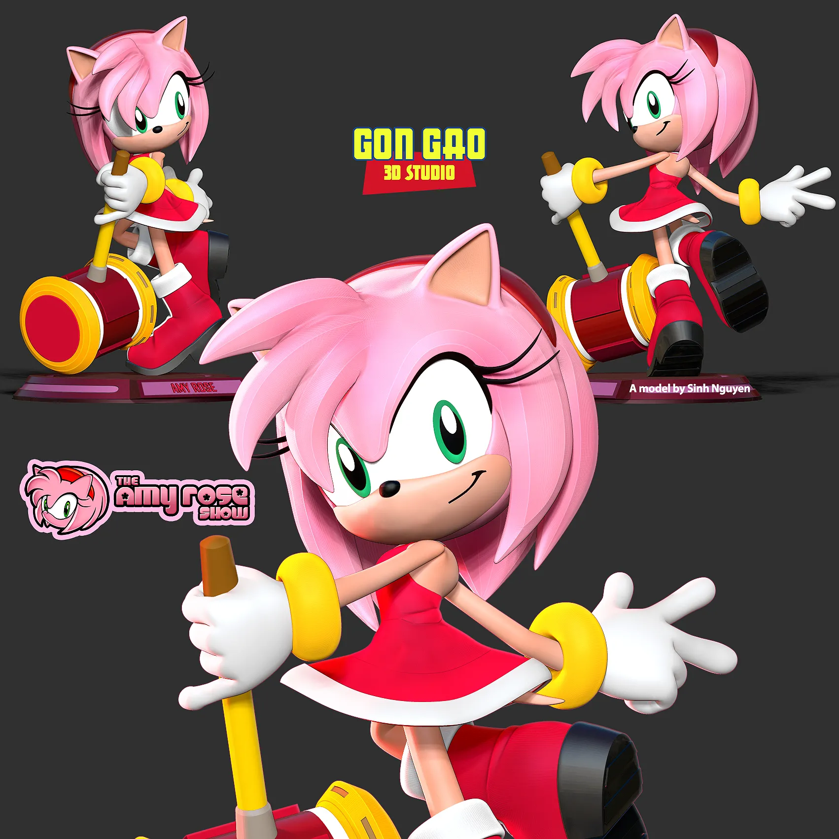 Amy Rose - Sonic the Hedgehog 4