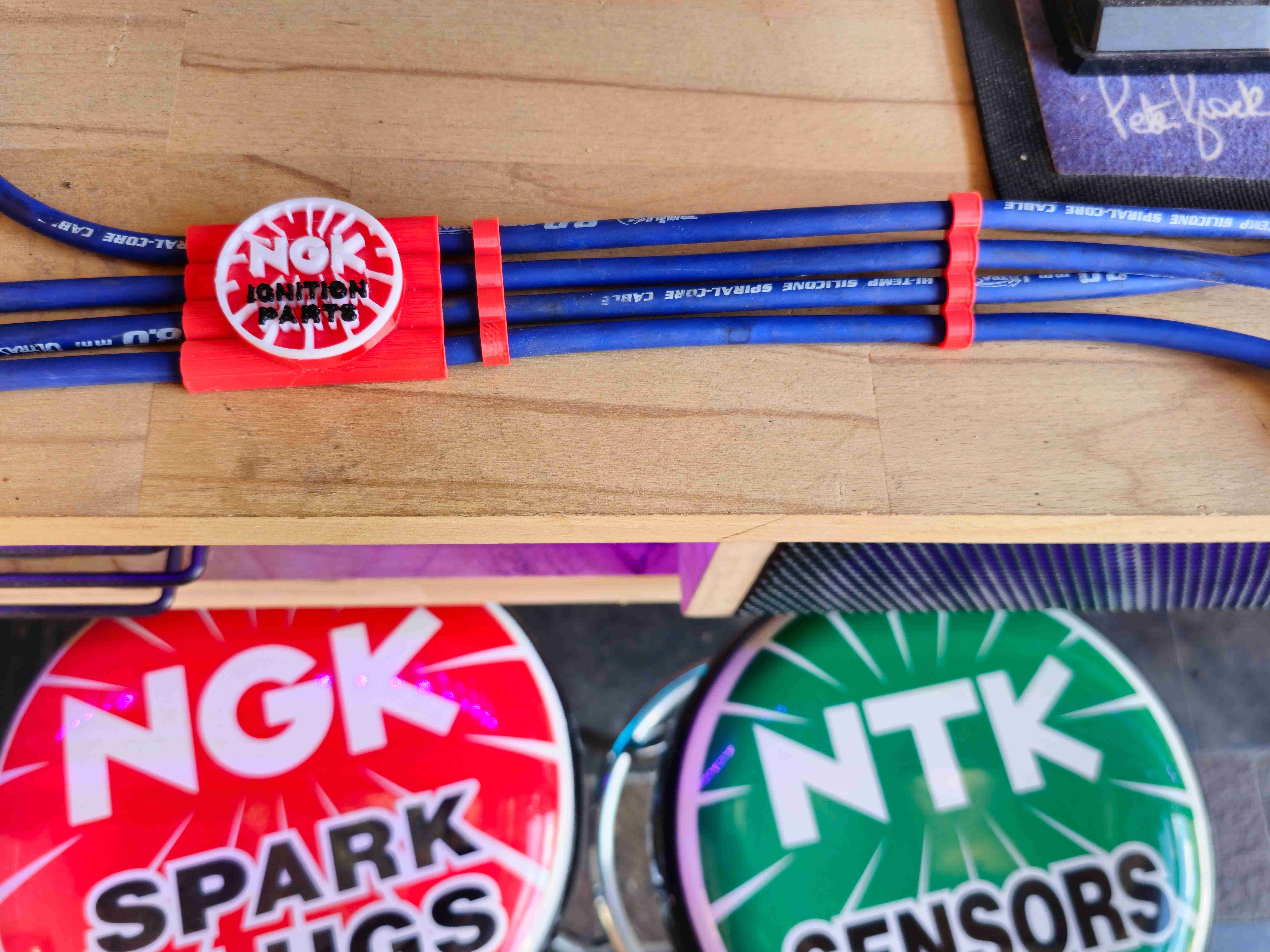 NGK Spark Plug Leads Organizer And Separator 8mm Lead 3D Modeller top-gun-hd-spiral-wire-spark-plug-ignition-leads-premium-quality
