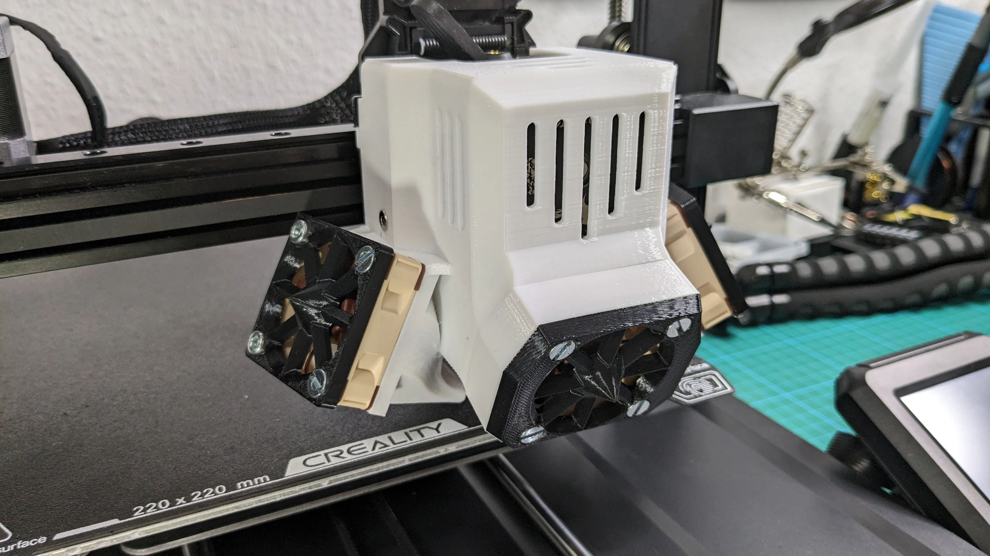 ENDER 3 V3 KE AXIAL FANS HOTEND SHROUD