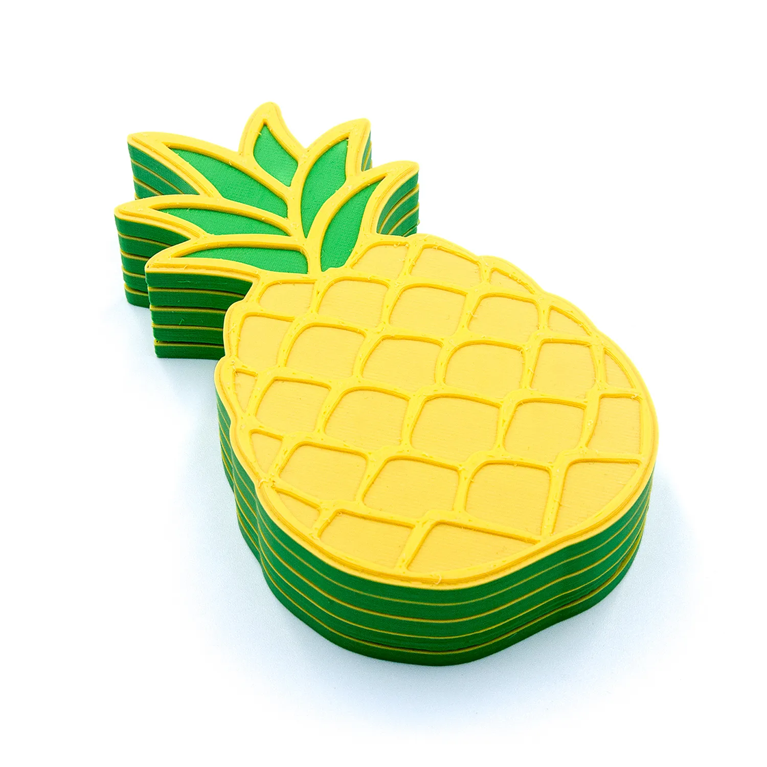 Magnetic Pineapple Coasters