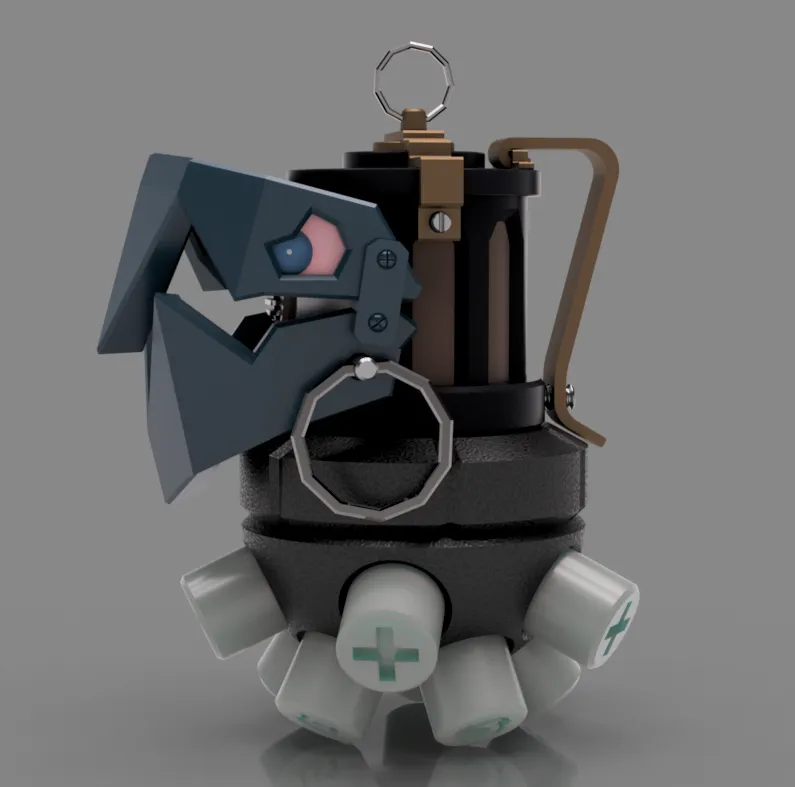 Jinx's Grenade - 3D Printable Model from "Arcane" and "Leagu