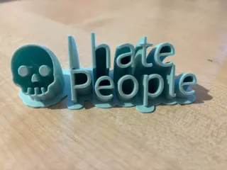 Sign I hate People