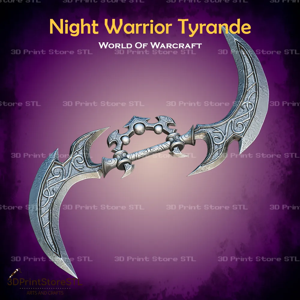 Night Warrior Tyrande Weapon From World Of Warcraft