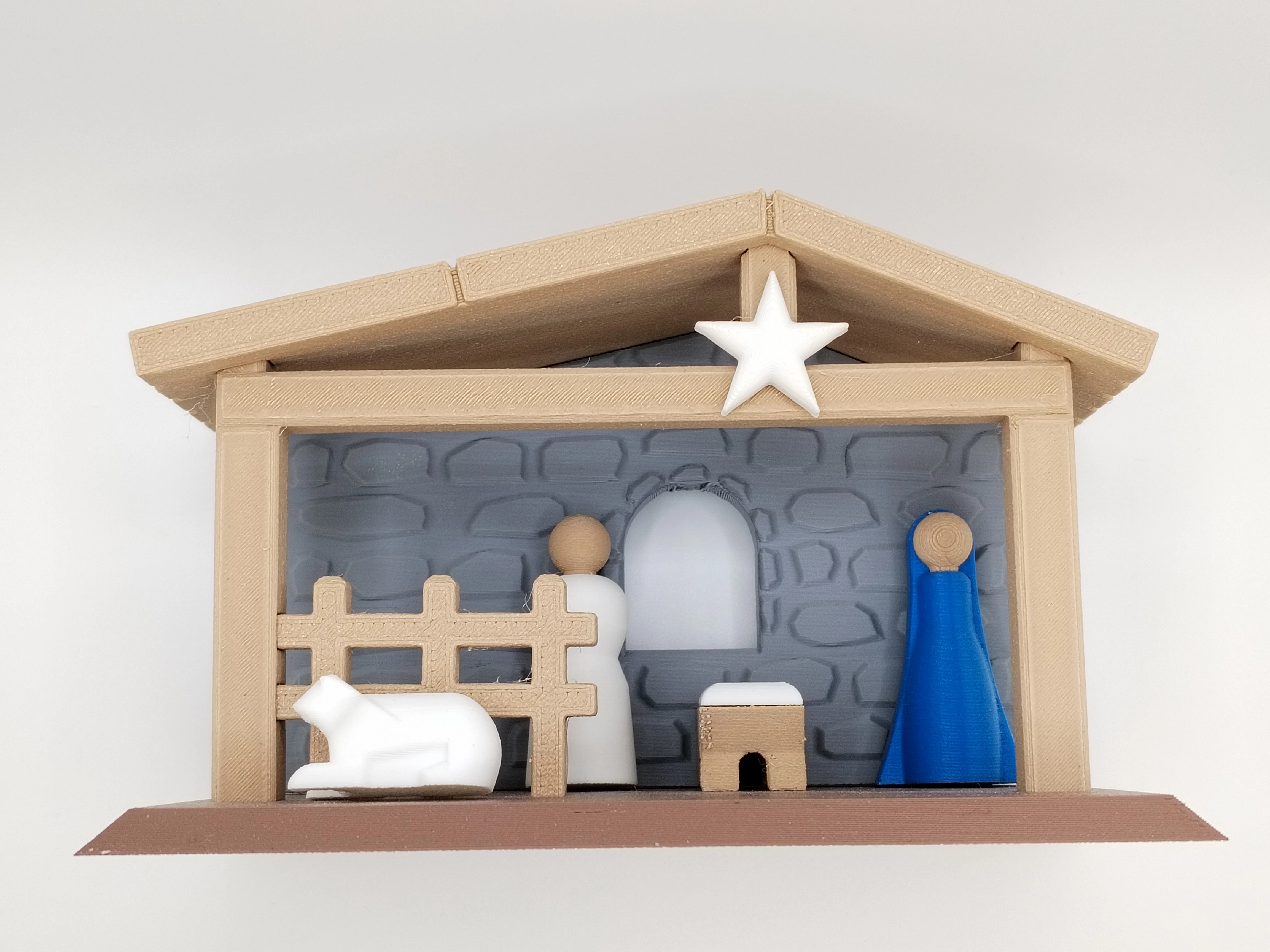 Diorama de crèche