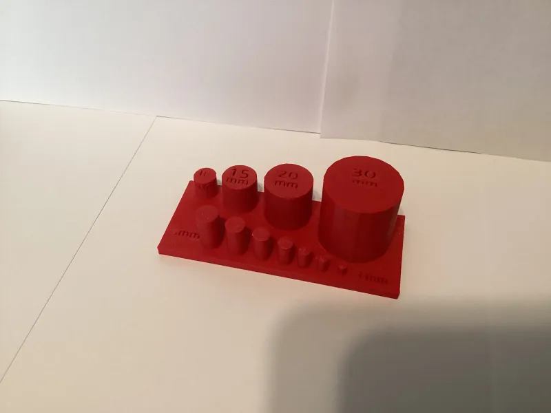 Guide visuel 3 mm/30 mm pour faciliter la modélisation et la conception